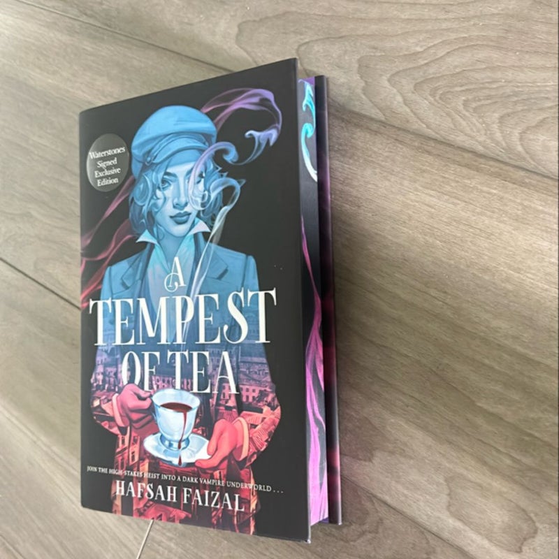 Waterstones Exclusive A Tempest of Tea *signed*