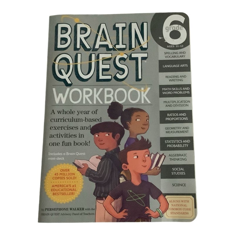 Brain Quest Workbook: 6th Grade