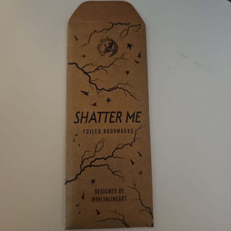 Shatter me fairyloot book marks