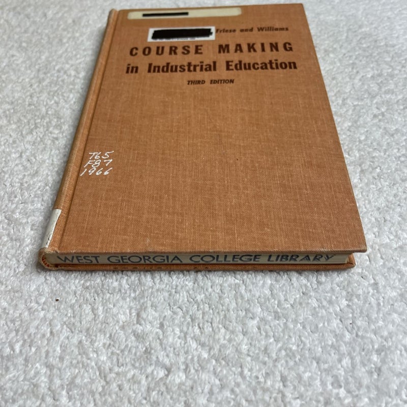 Course making in industrial education 
