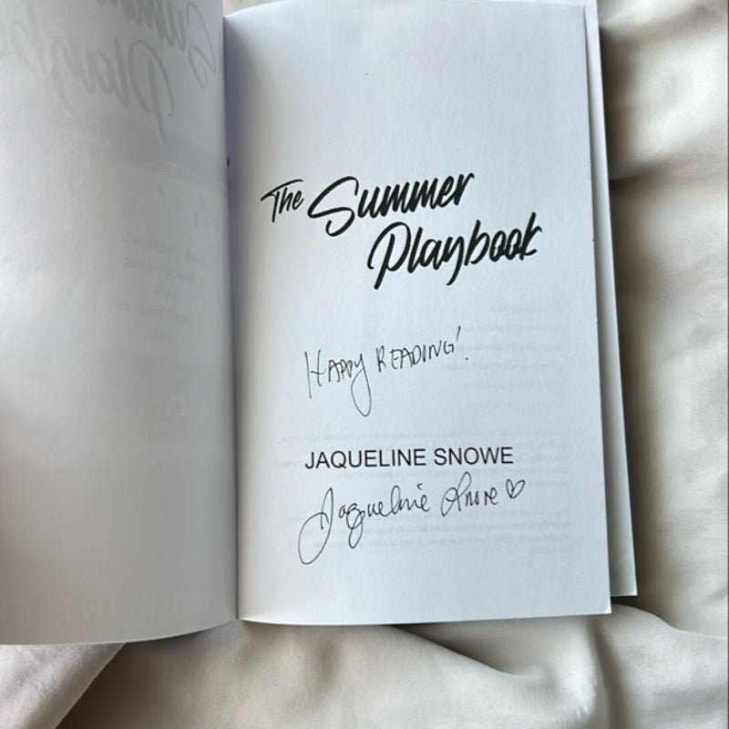 The Summer Playbook - SIGNED