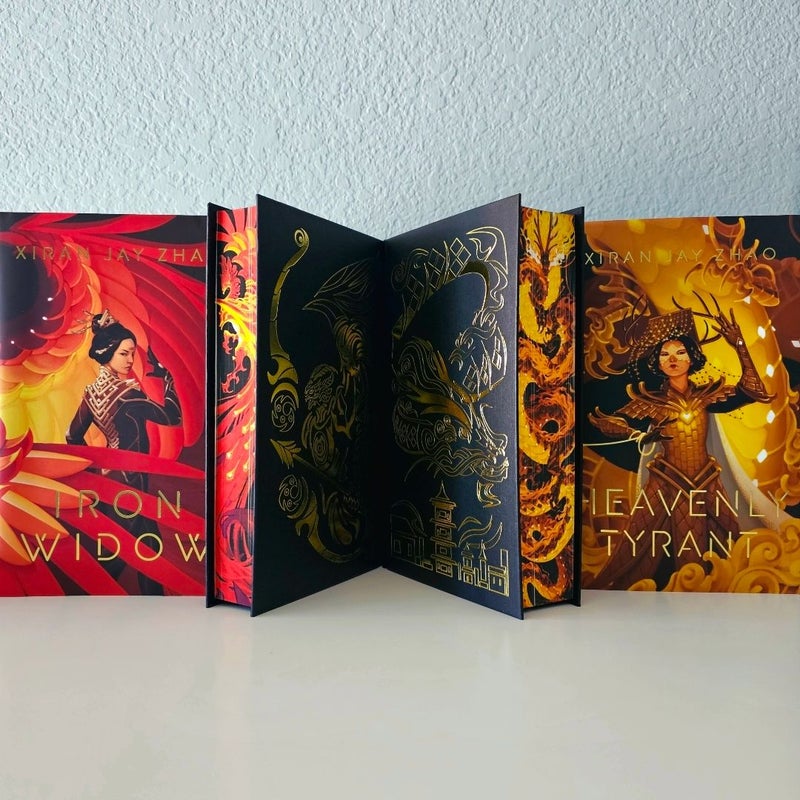 Iron Widow & Heavenly Tyrant SIGNED Xiran Jay Zhao Illumicrate Special Editions NEW