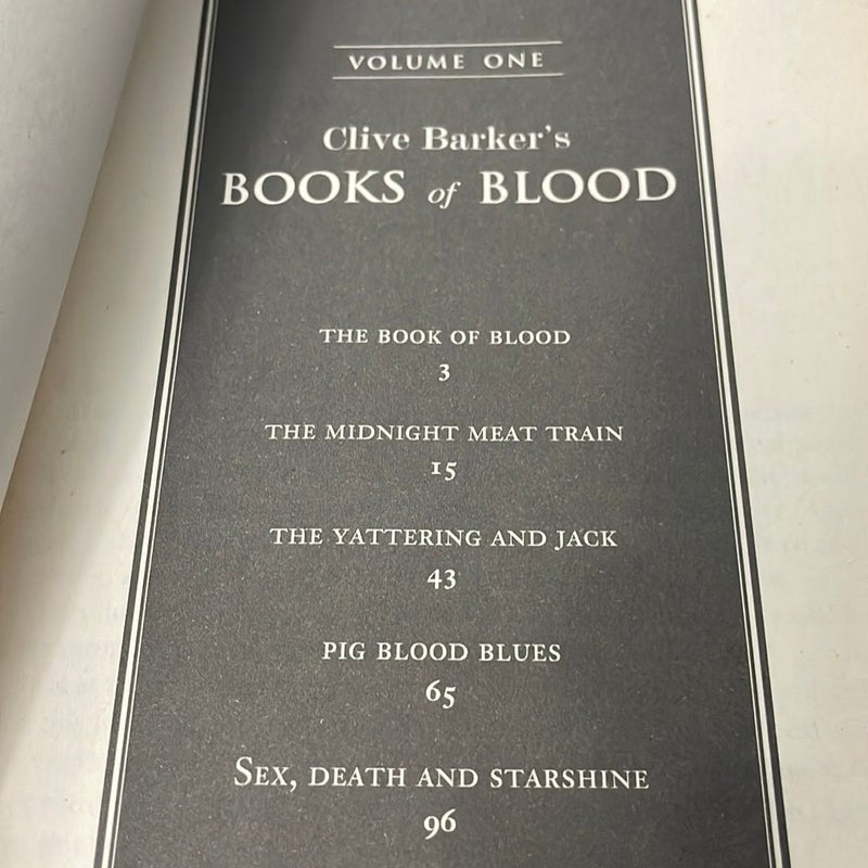 Clive Barker's Books of Blood 1-3