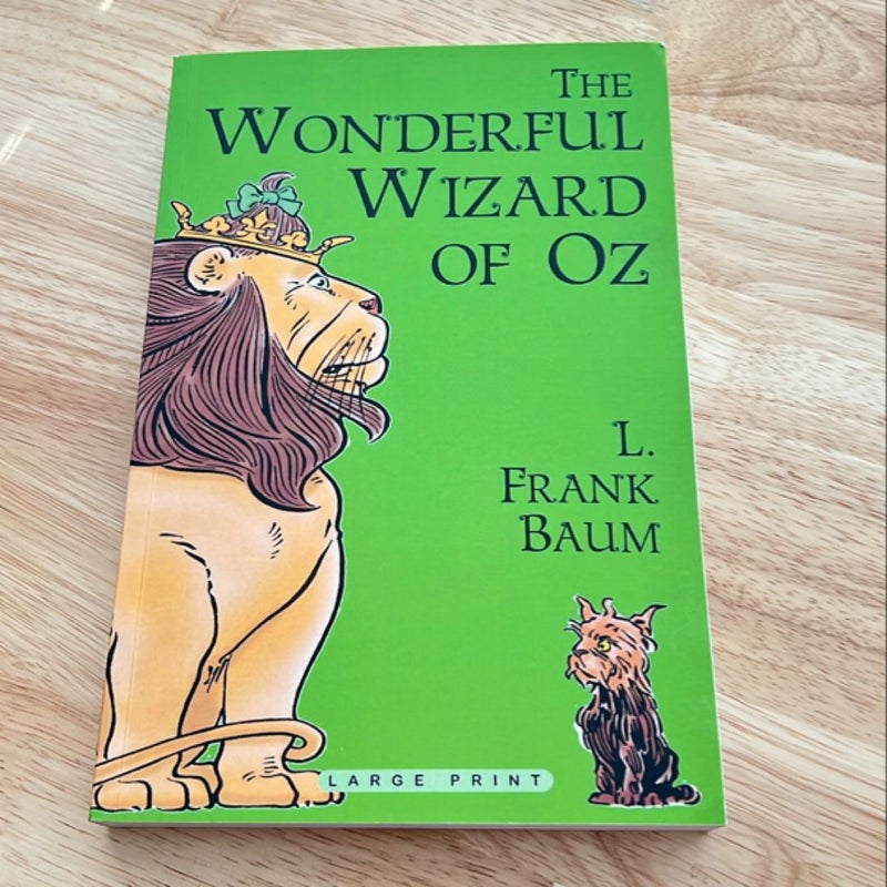 The Wonderful Wizard of Oz (Large Print Edition)