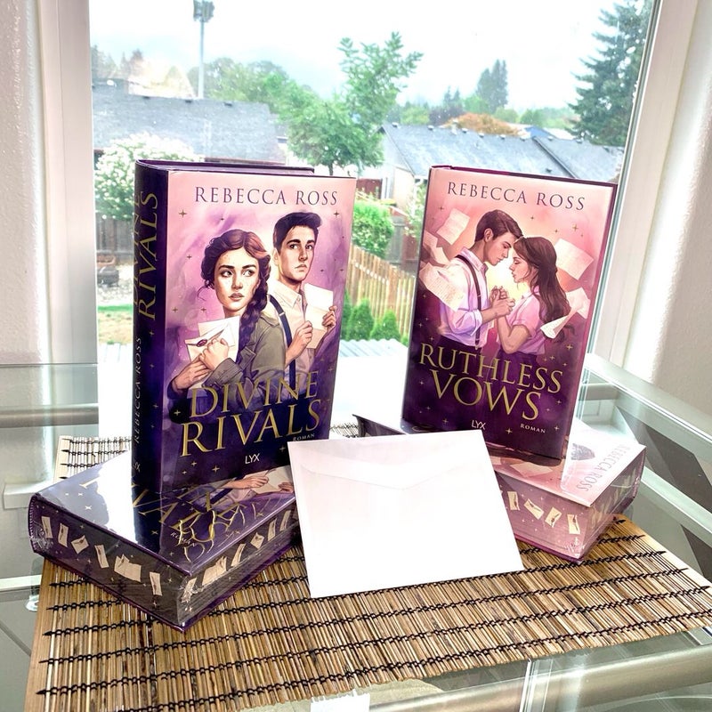 Divine Rivals & Ruthless Vows German Special Editions NEW & SEALED Rebecca Ross