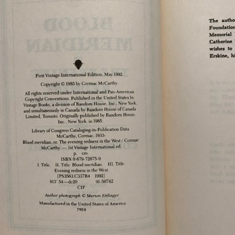Blood Meridian