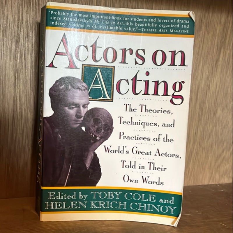 Actors on Acting