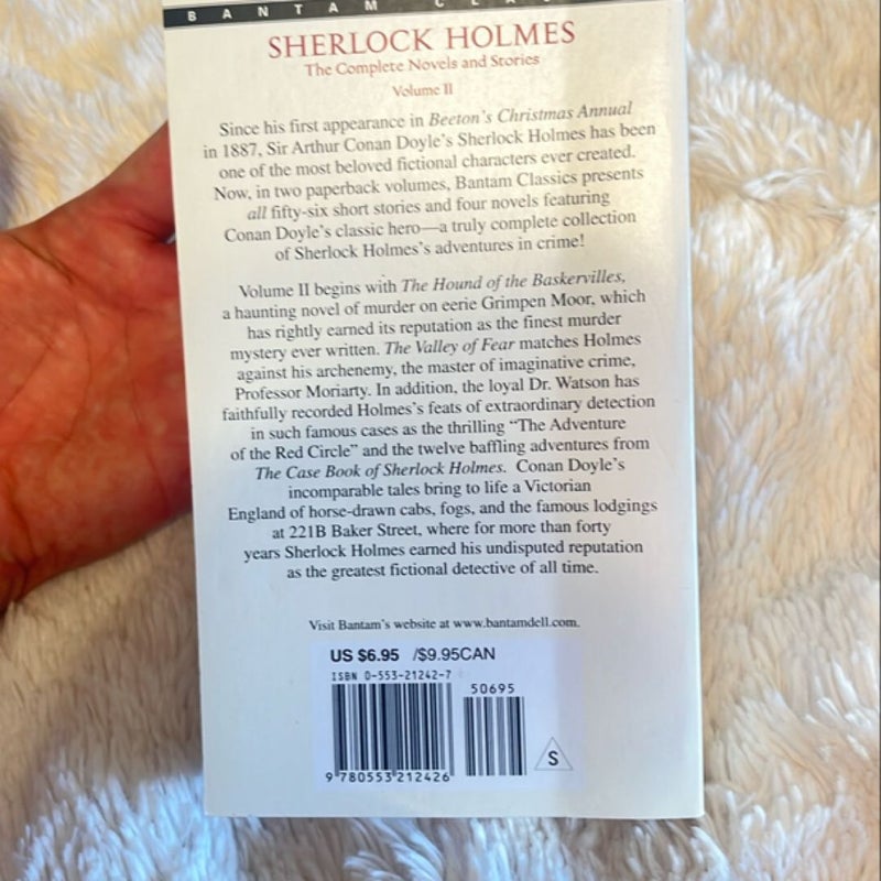 Sherlock Holmes: the Complete Novels and Stories Volume II