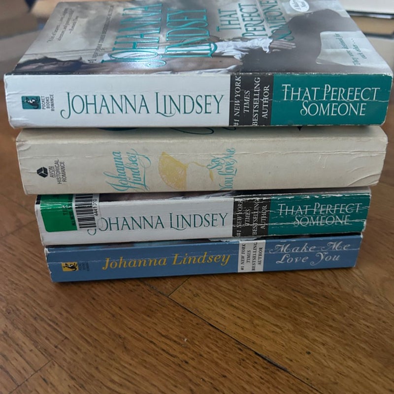 4 Johanna Lindsey books 
