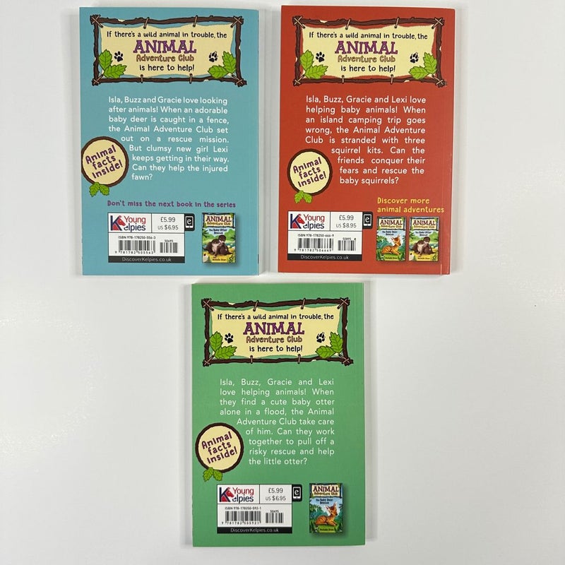 Animal Adventure Club bundle, 3 books