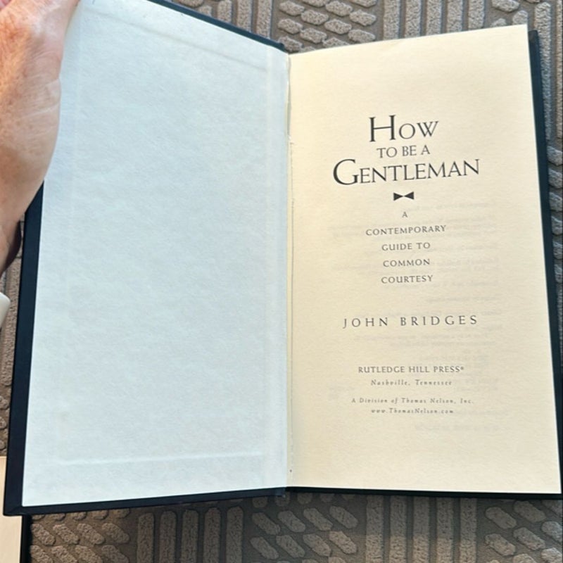 How to Be a Gentleman