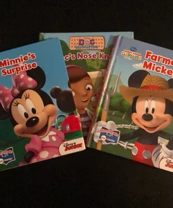 3 Disney Junior Books including Farmer Mickey & Minnie’s Surprise