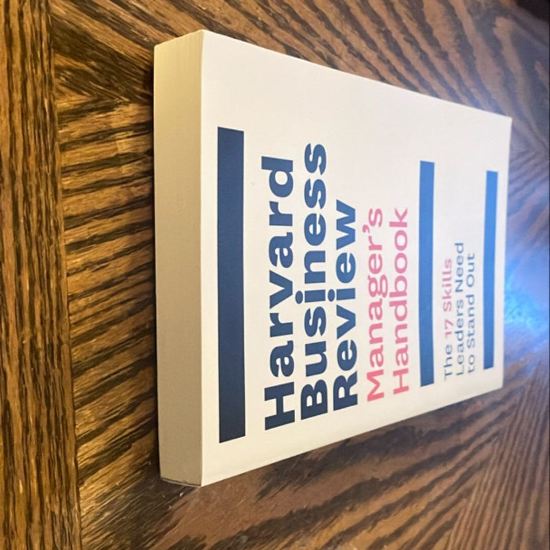 Harvard Business Review Manager's Handbook