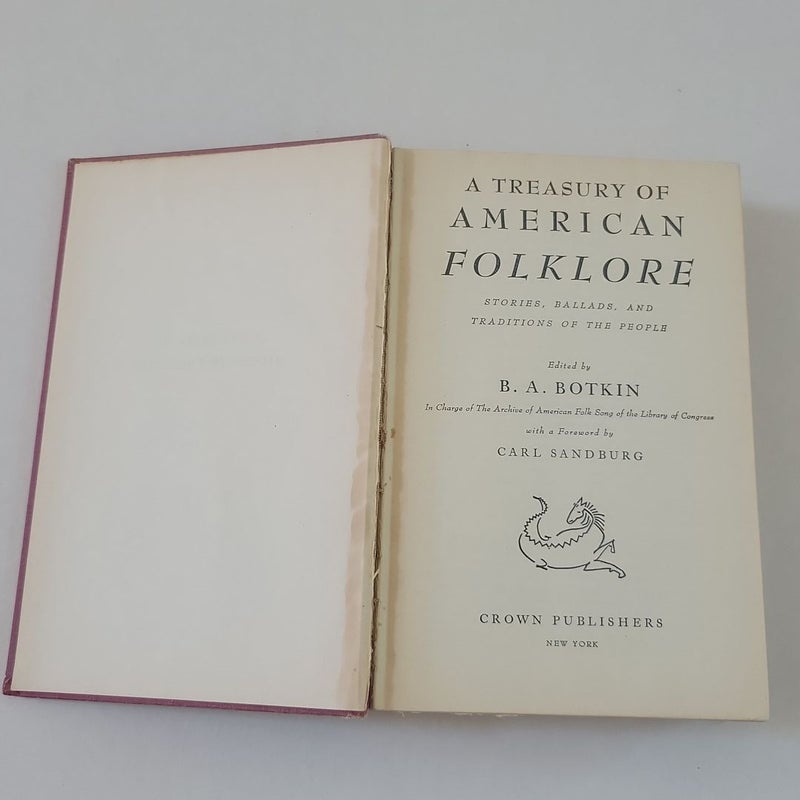 A Treasury of American Folklore