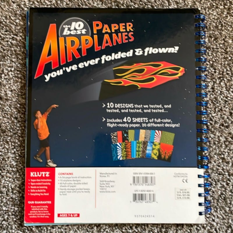 The Klutz Book of Paper Airplanes