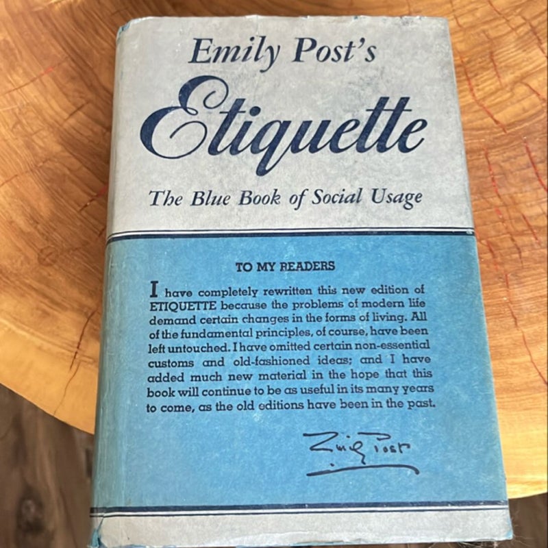 Emily Post’s Etiquette