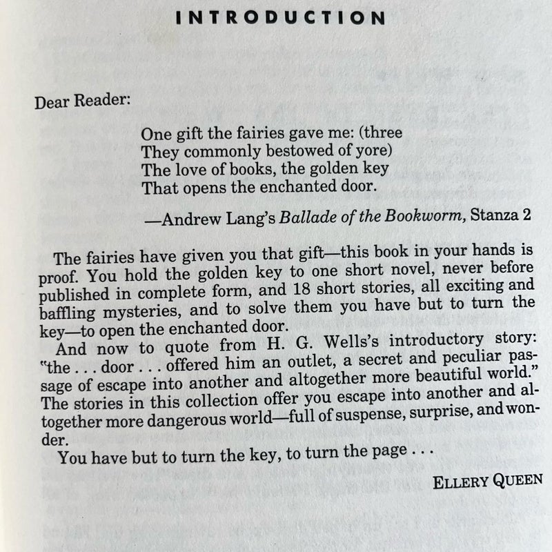 Ellery Queen's Doors to Mystery Book 1981