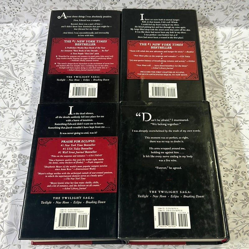 The Twilight Saga 6 Hardcover Bundle
