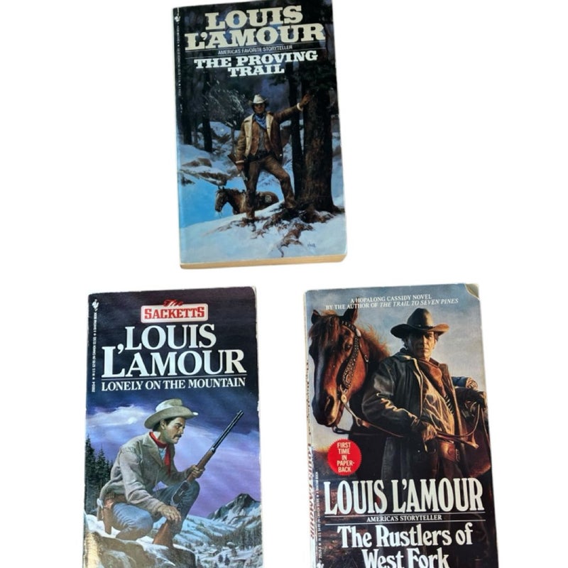 Louis L’Amour Lot of 3 Books