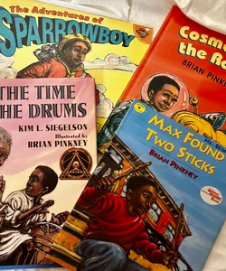 In the Time of the Drums Brian Pinkney Books Bundle
