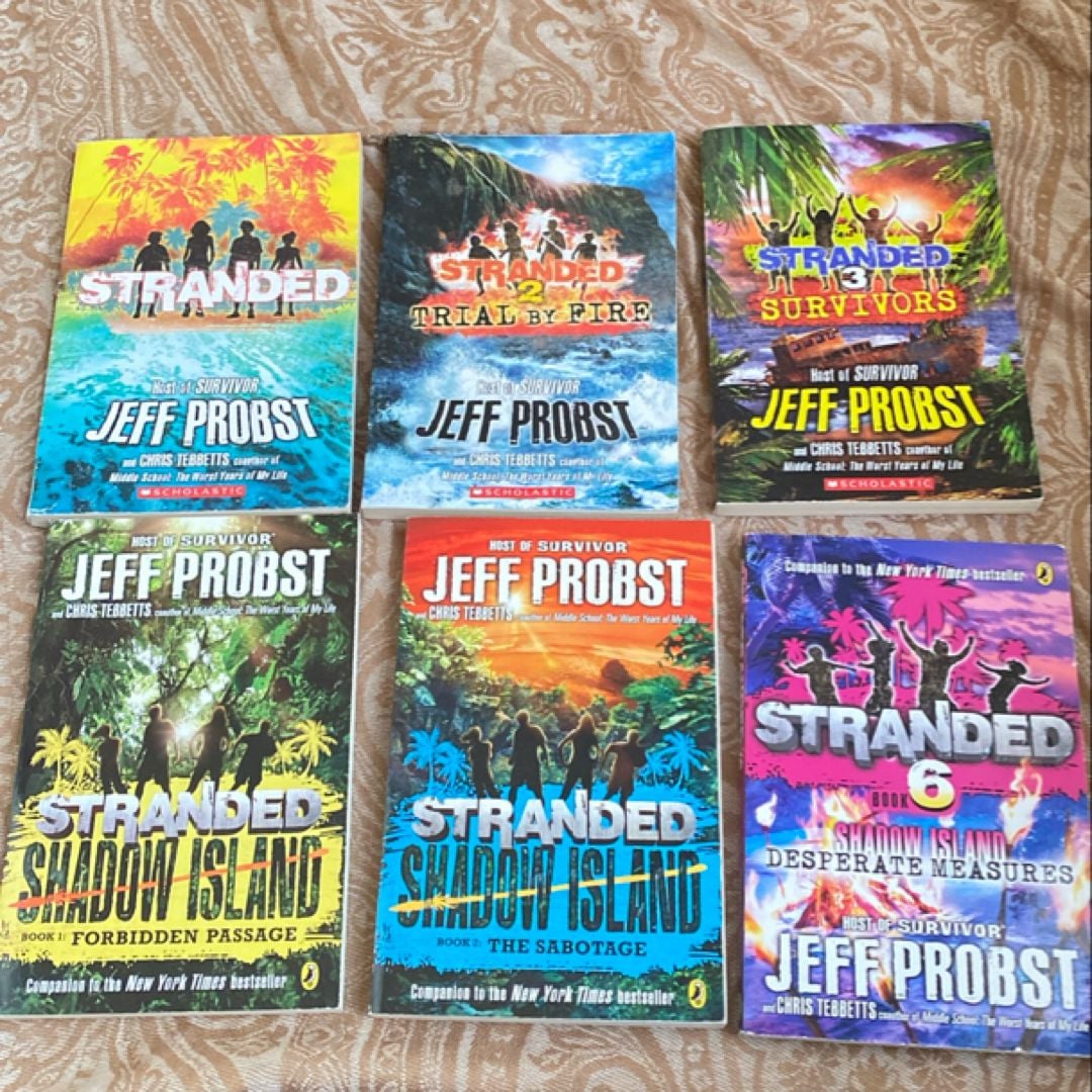 Stranded series - all 6 books by Jeff Probst, Paperback | Pangobooks
