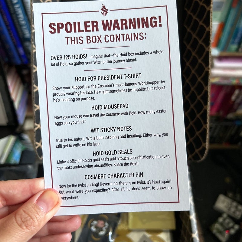 Year of Sanderson HOID Box