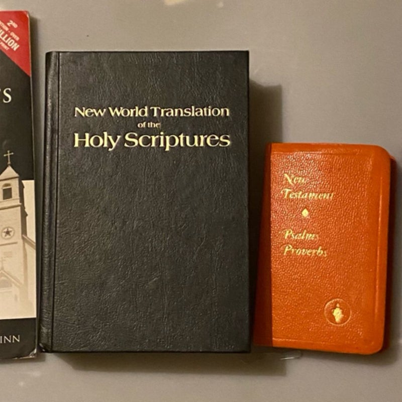 Ten Commandments Twice Removed & Holy Bible Book Bundle