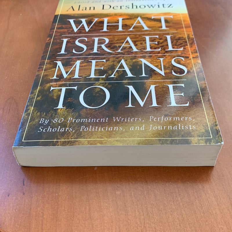 What Israel Means to Me