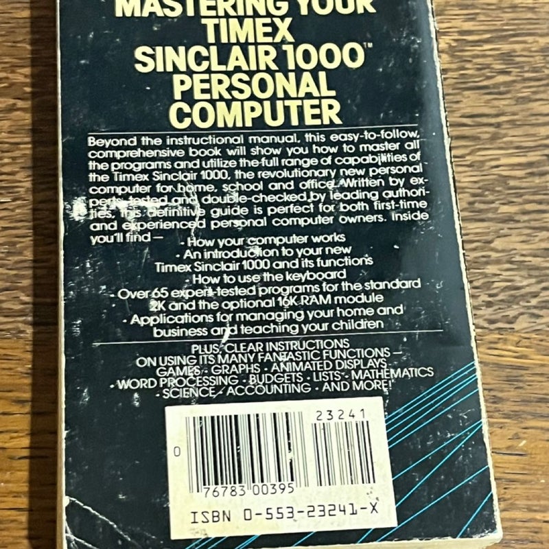 Mastering Your TIMEX SINCLAIR 1000 Personal Computer - Programming Guide Book