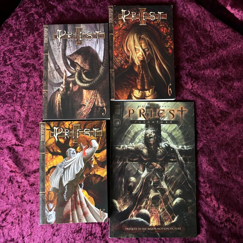 Priest Manga Volume 3, 6, 16