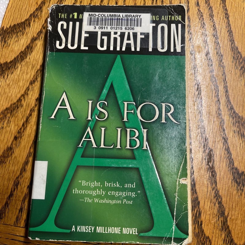 A Is for Alibi by Sue Grafton, Paperback | Pangobooks