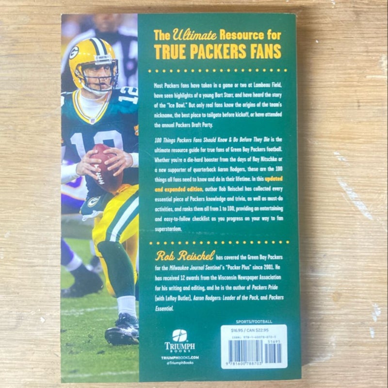 100 Things Packers Fans Should Know and Do Before They Die