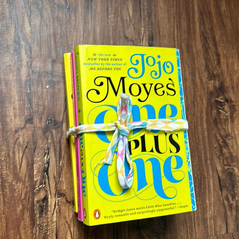 Jojo Moyes 3 Book Bundle! One plus one, The girl left behind, The last letter from your lover