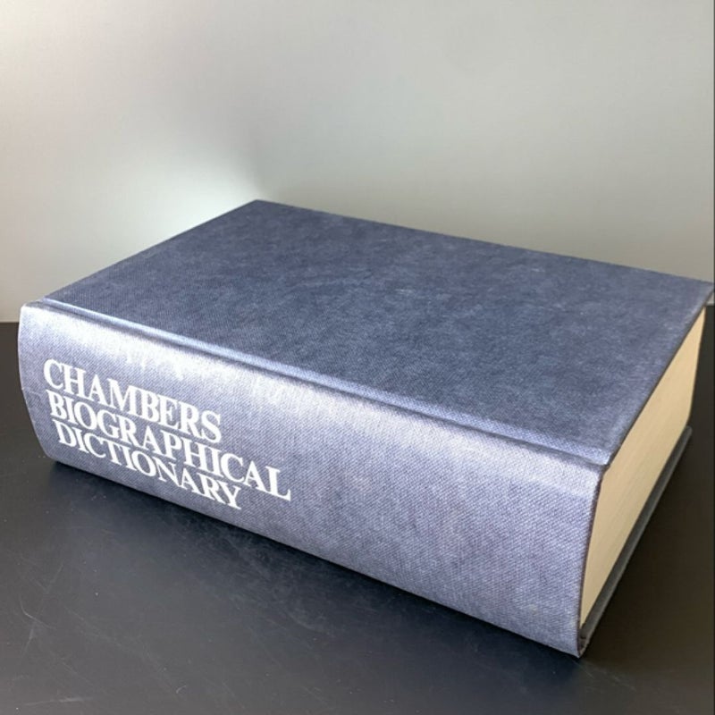 Chambers Biographical Dictionary