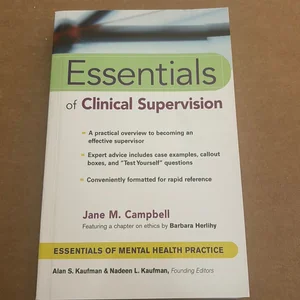 Essentials of Clinical Supervision
