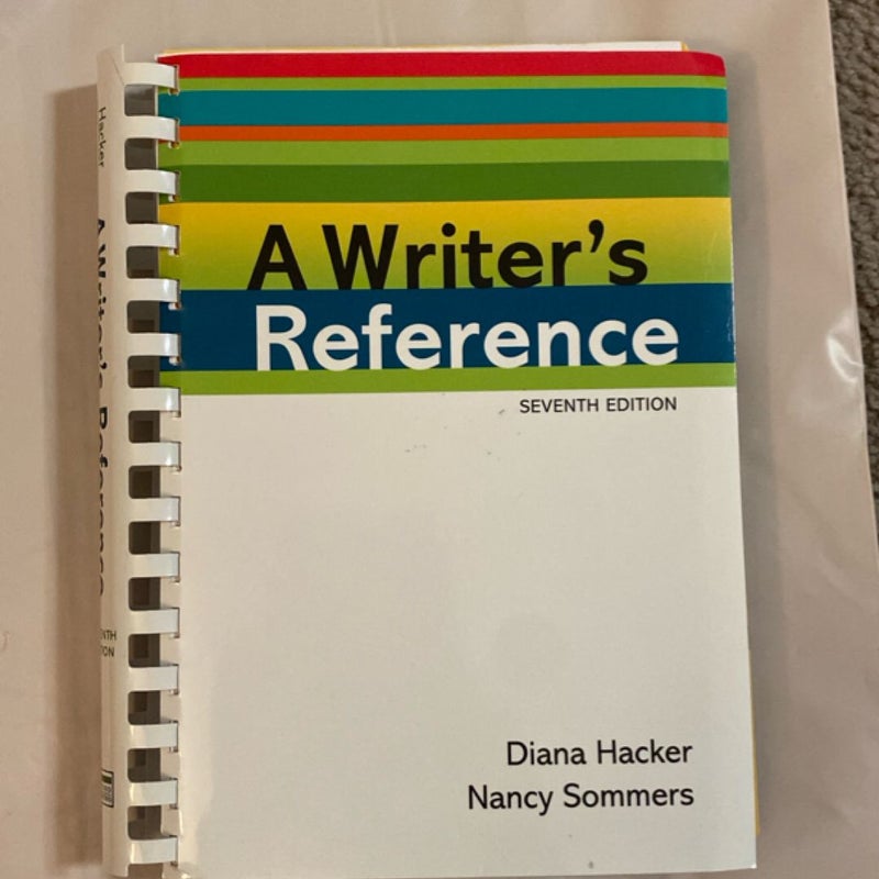 A Writer's Reference