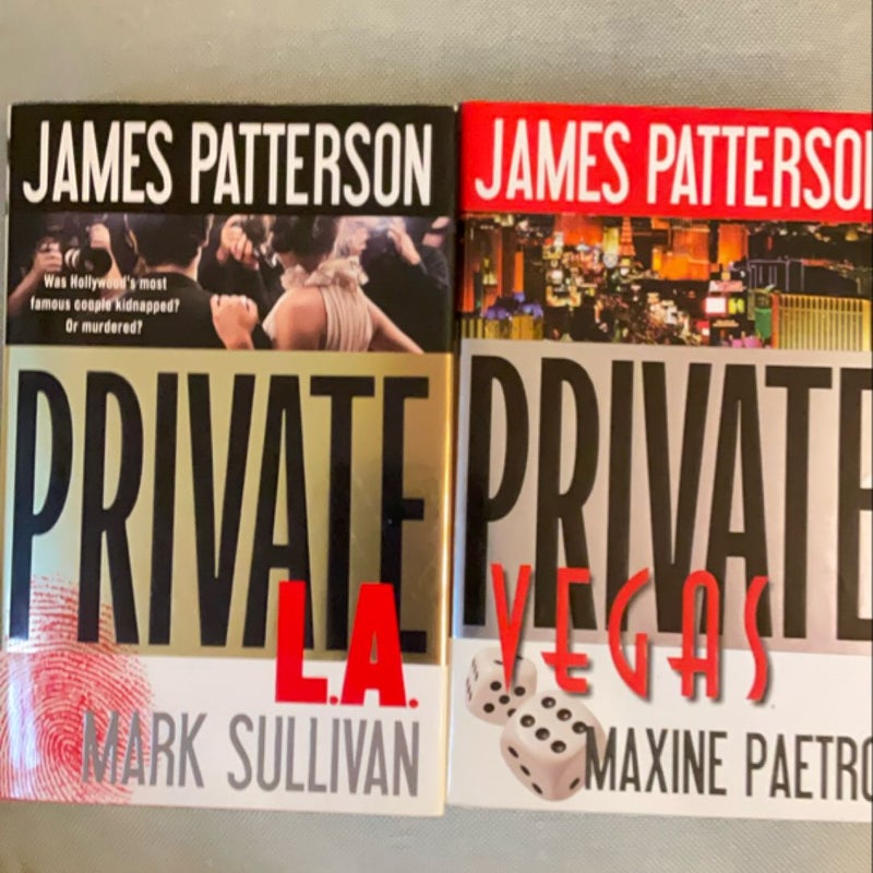 Private Vegas AND L.A TWO BOOKS