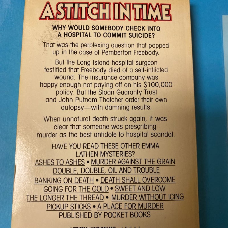 Stitch in Time