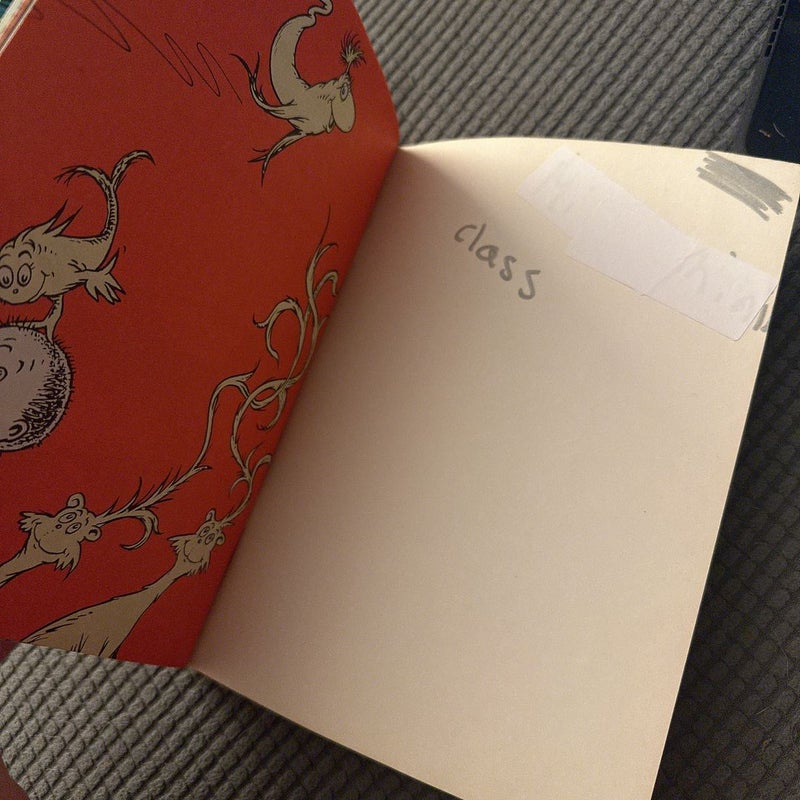 One Fish, Two Fish, Red Fish, Blue Fish Book