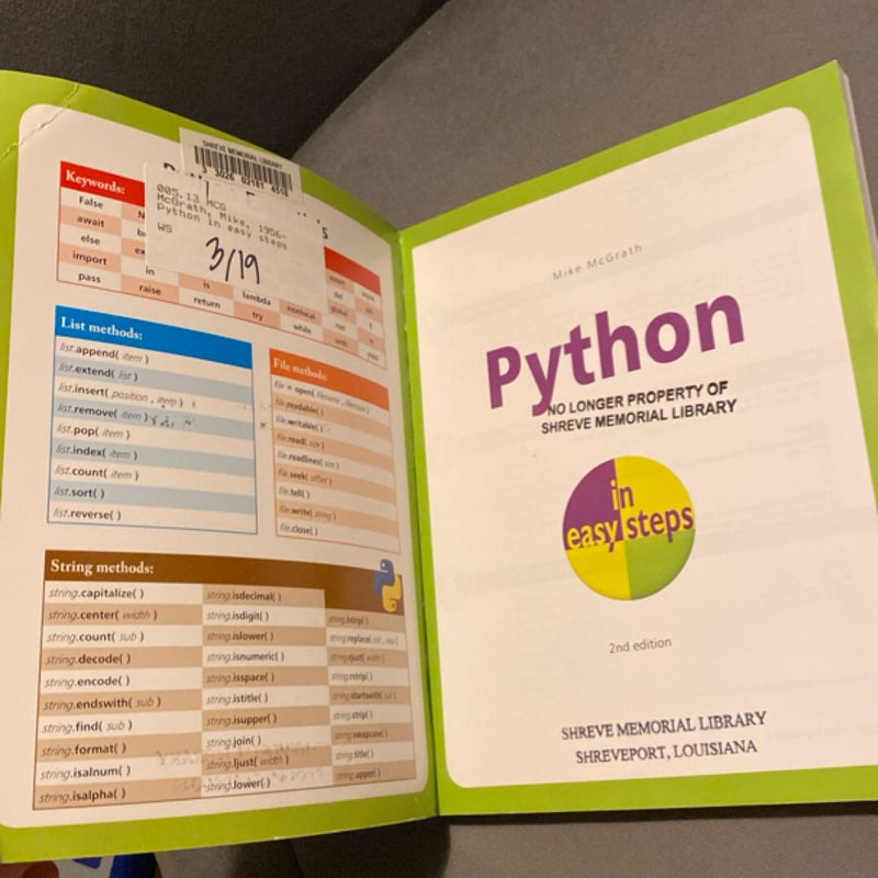 Python in Easy Steps