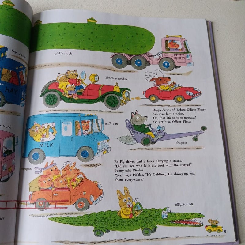 Richard Scarry's Cars and Trucks and Things That Go - Printed 2002 
