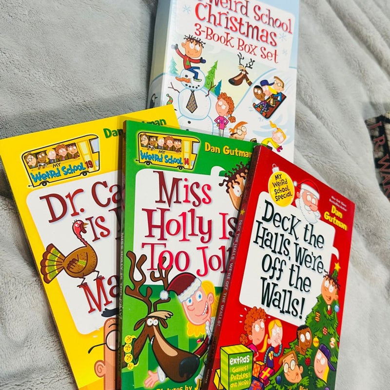 Brand NEW! My Weird School Christmas 3-Book Box Set