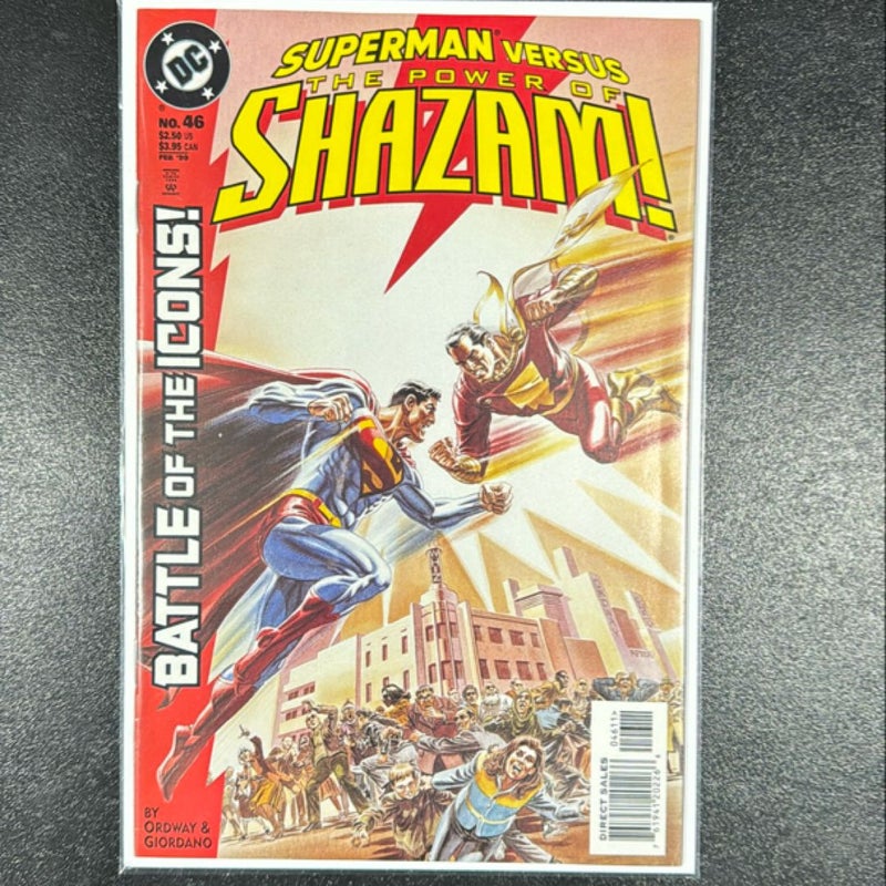 Superman VS The Power of Shazam! # 46 Feb 1999 DC Comics