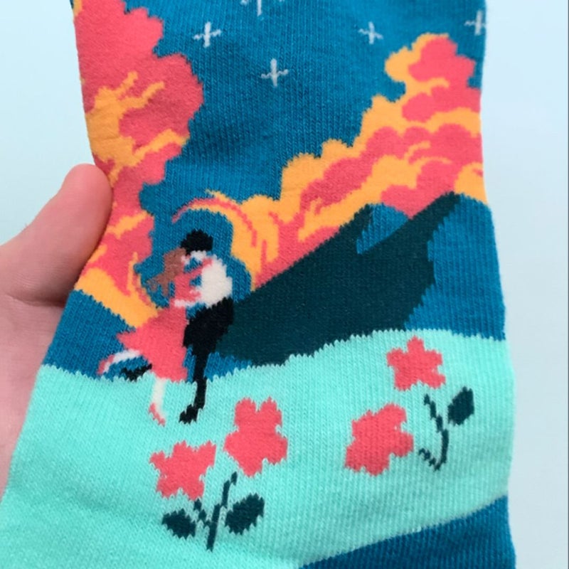 Fairyloot Howls Moving Castle socks