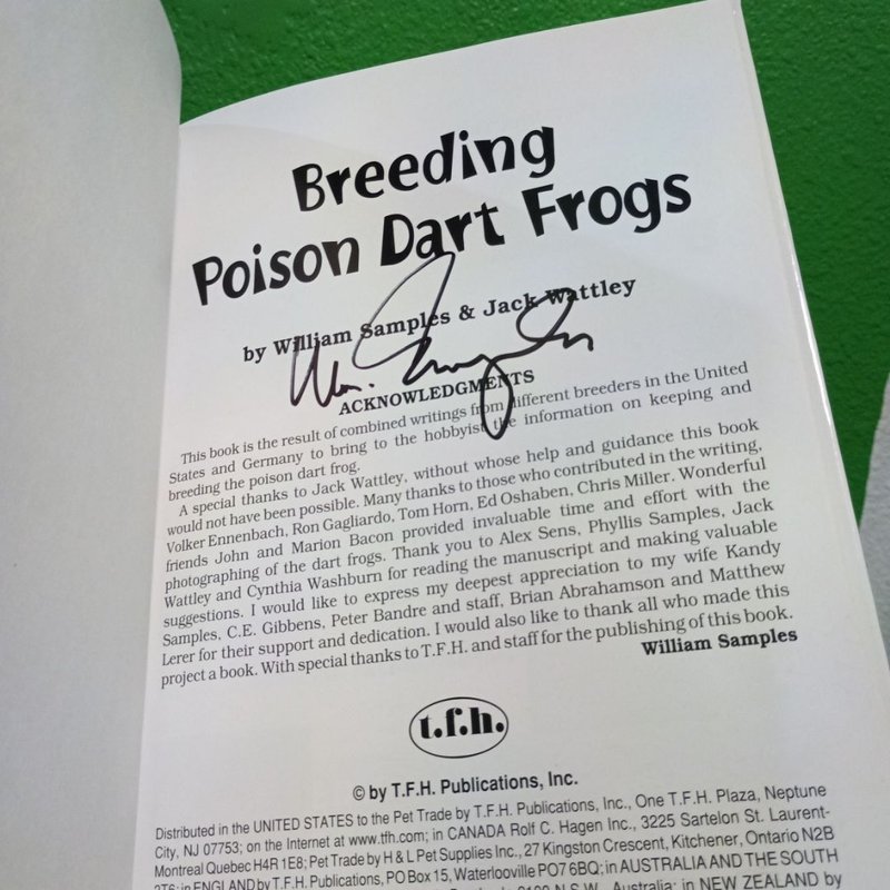 Poison Dart Frogs by William Samples