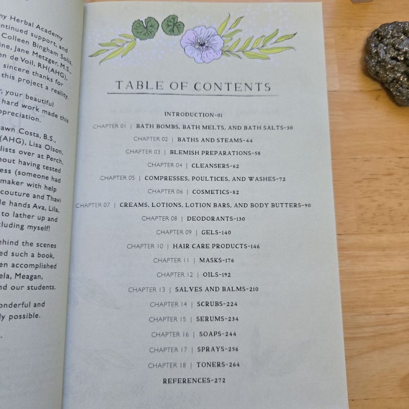 Botanical Skin Care Recipe Book