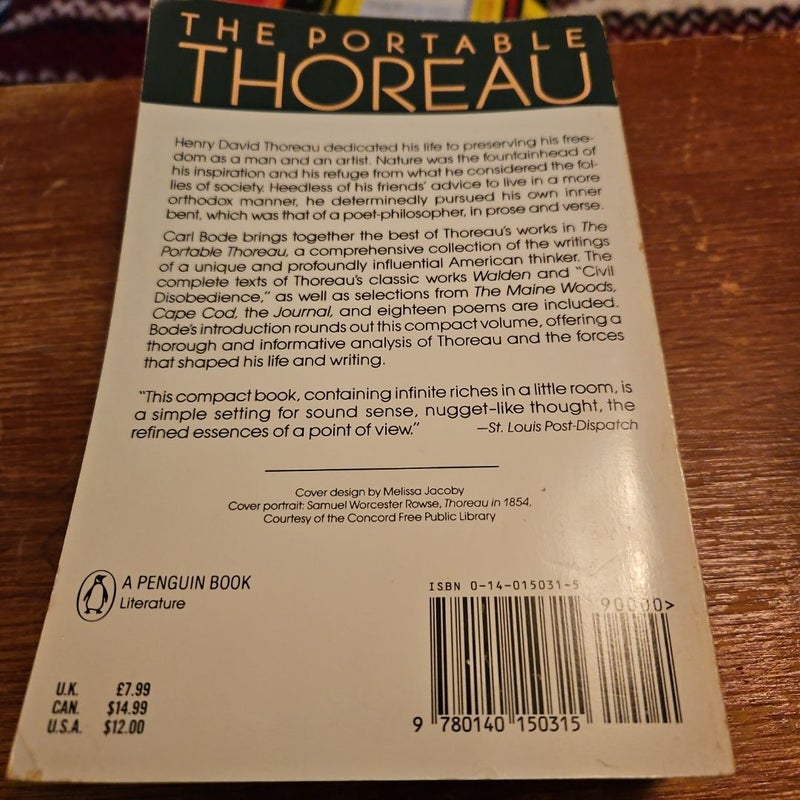 The Portable Thoreau