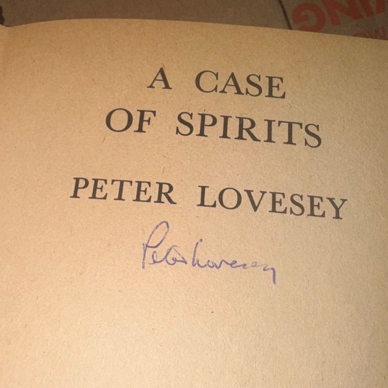 A CASE OF SPIRITS SIGNED