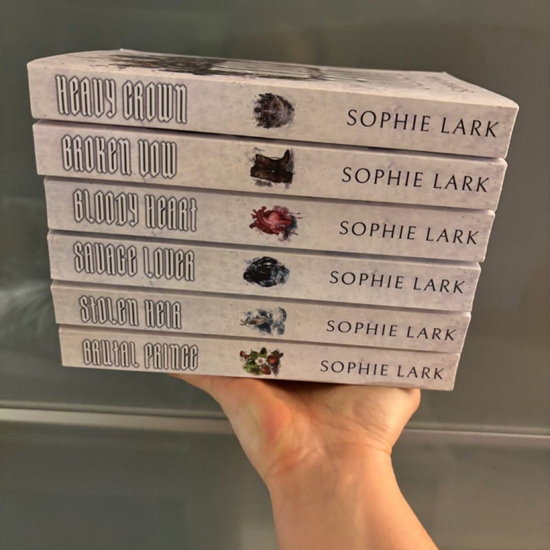 Signed indie OOP Brutal Birthright series by Sophie Lark