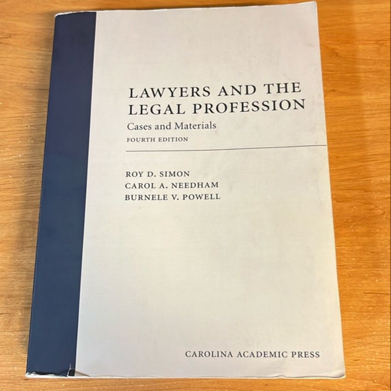 Lawyers and the Legal Profession (Paperback)